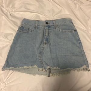 Forever 21 Light Blue Jean Skirt
